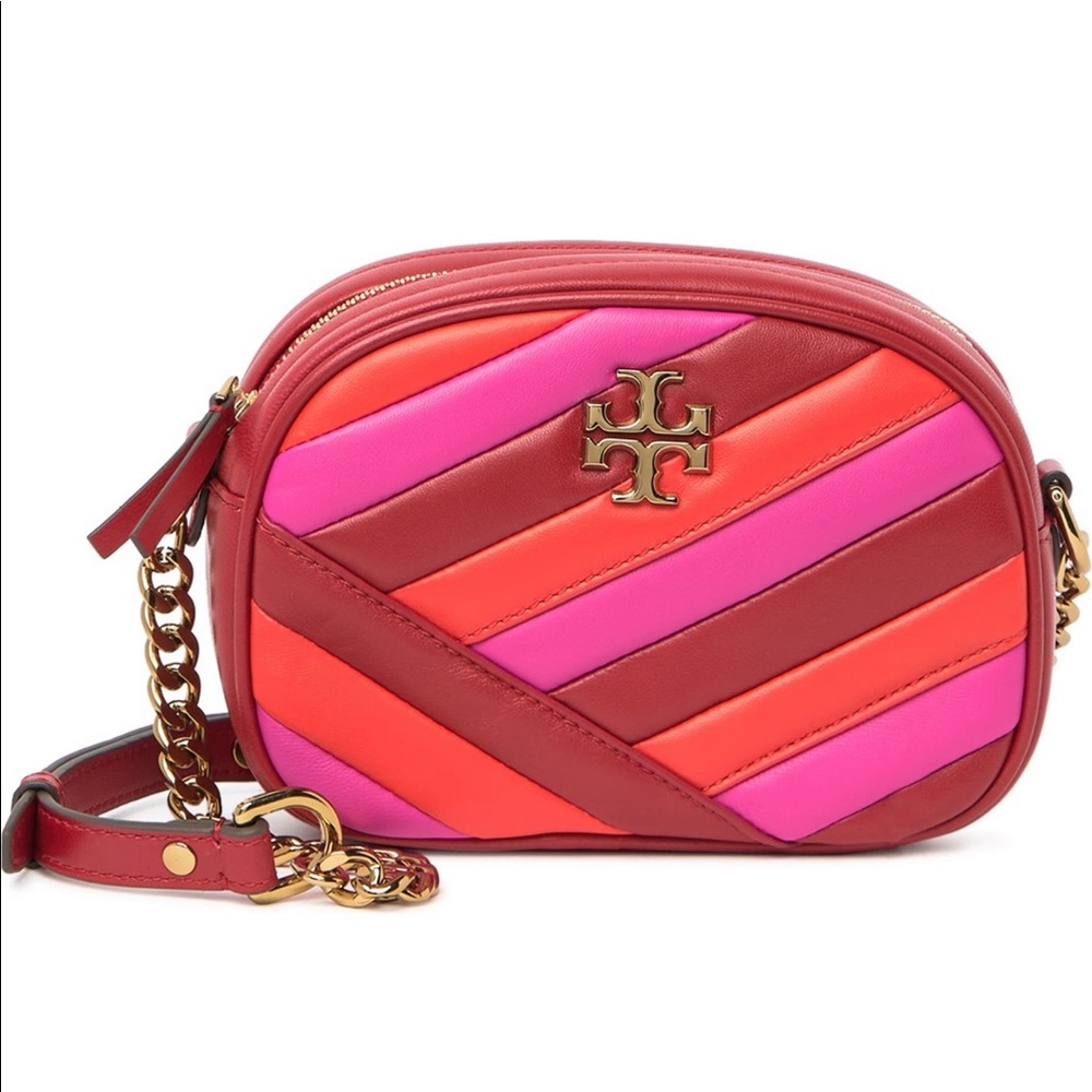 🔥LAST ONE!!!🔥TORY BURCH Kira Chevron colorblock camera bag